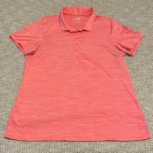 Pink Heather Women’s Puma Golf Polo